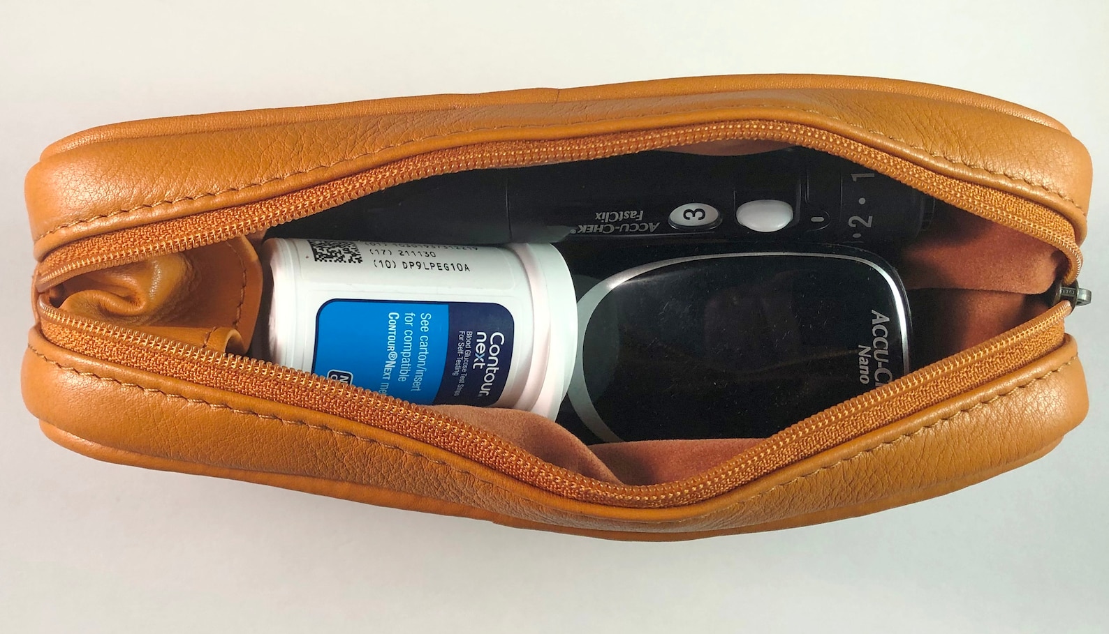 Premium Leather Diabetic Carrying Case Etsy