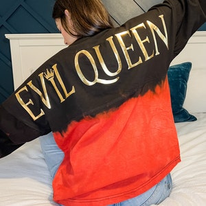 Evil Queen Spirit Jersey | Snow White | Unisex Evil Queen Villains Long Sleeve Shirt | Sweatshirt Poisoned Apple