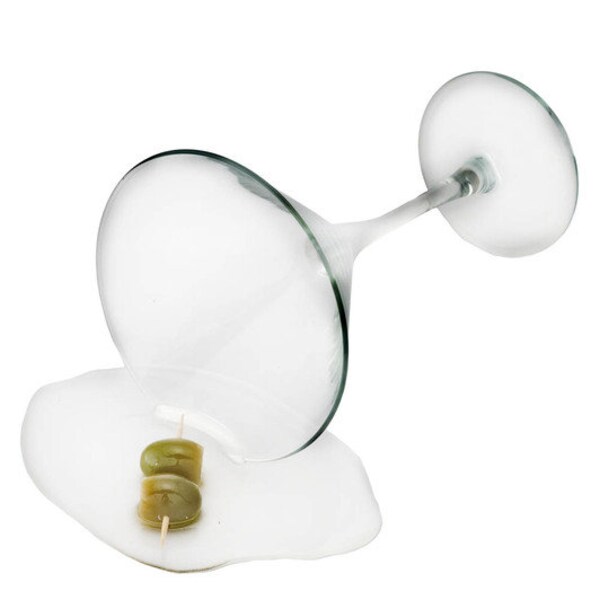 Spilt Martini Glass - Etsy