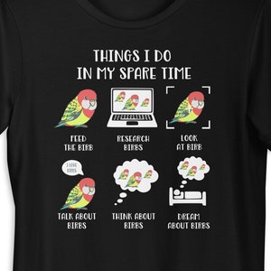 Camiseta de Rosella Oriental: Birb Meme Bird Lover Apparel