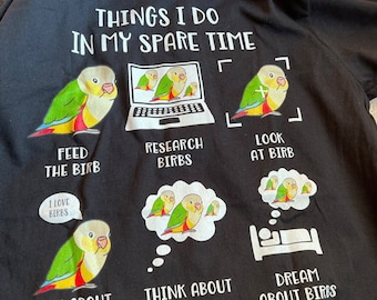 Chubby Pineapple Conure T-Shirt: Birb Meme Bird Lover Apparel