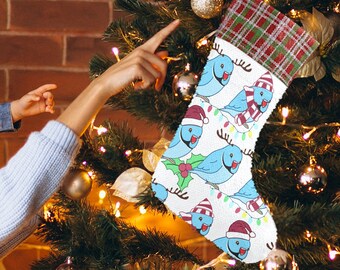 Jardine's Parrot Christmas Stocking: Festive Birb Holiday Decor - Etsy
