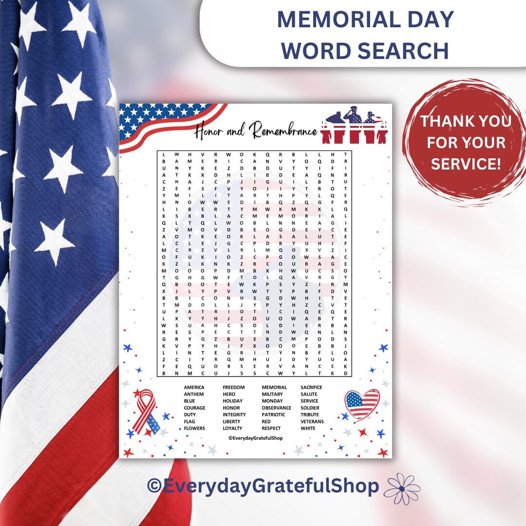 honor-and-remembrance-word-search-printable-memorial-day-patriotic-puzzle-game-for-kids-adults-instant-download-educational-activity-etsy for Memorial Day Word Search Free Printable Honor and Remembrance Word Search Printable – Memorial Day Patriotic Puzzle Game for Kids & Adults – Instant Download Educational Activity - Etsy for Memorial Day Word Search Free Printable