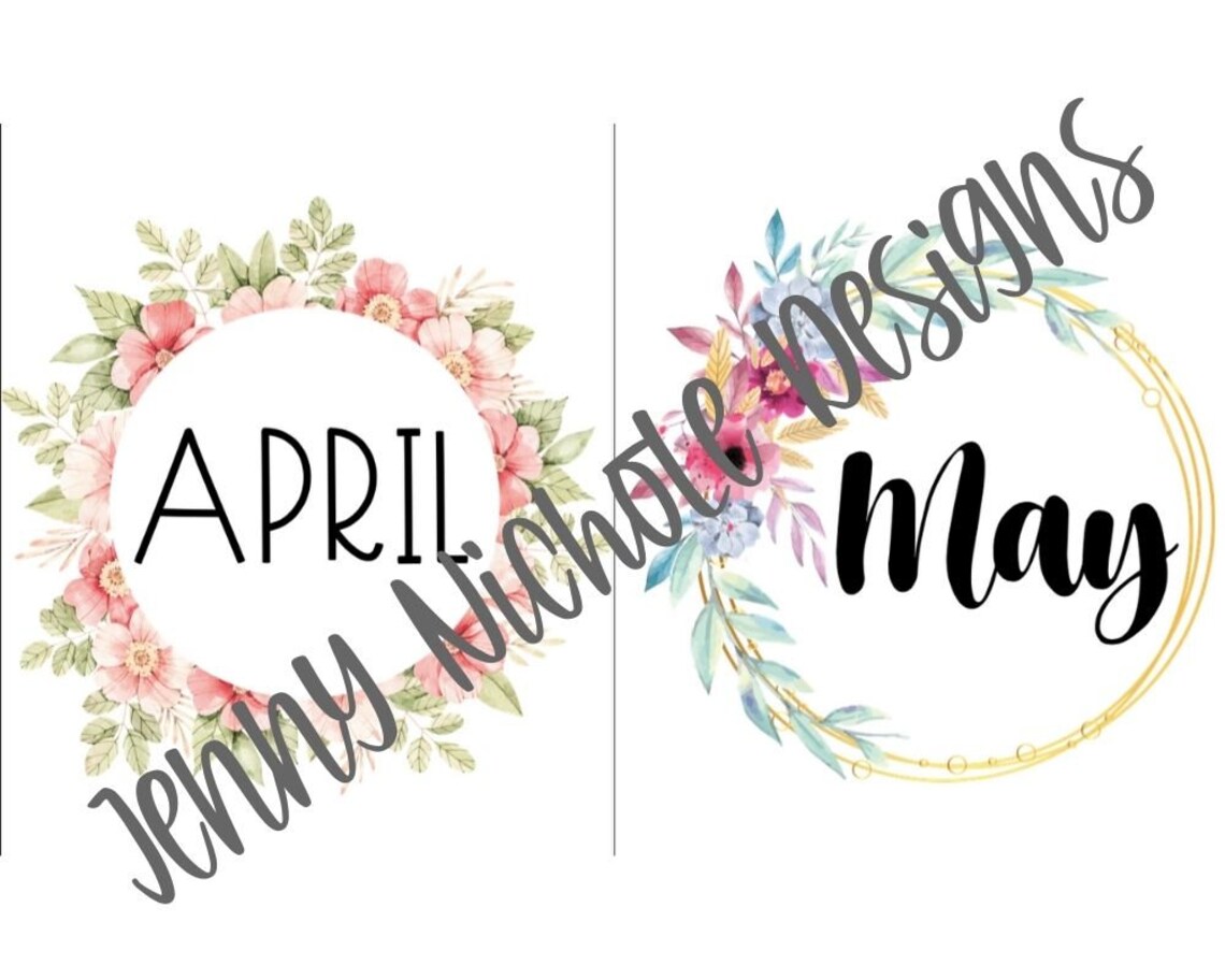 PRINTABLE Planner: BUJO Monthly Covers, Elegant Framed, Intro to Month ...