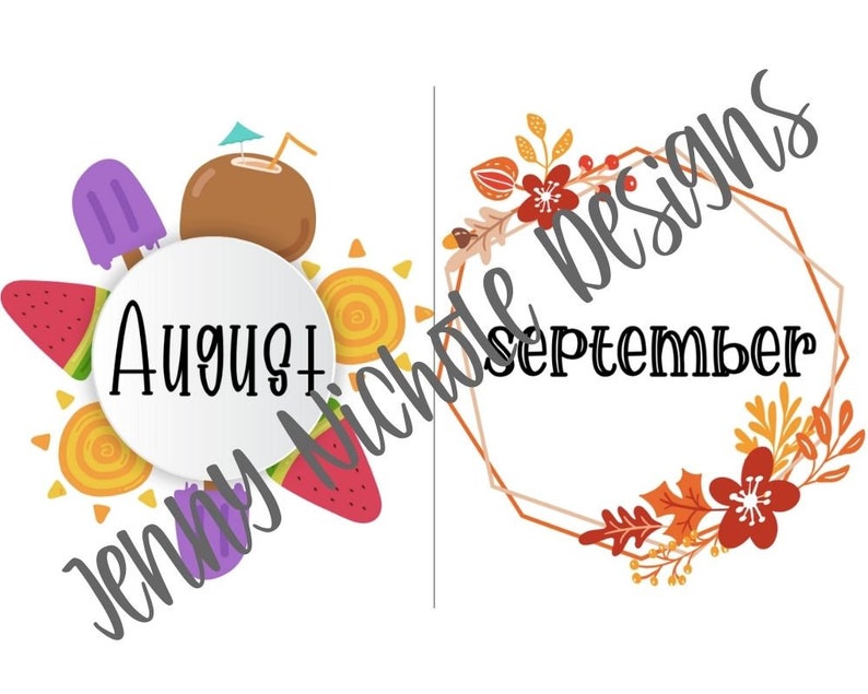 PRINTABLE Planner: BUJO Monthly Covers, Elegant Framed, Intro to Month ...