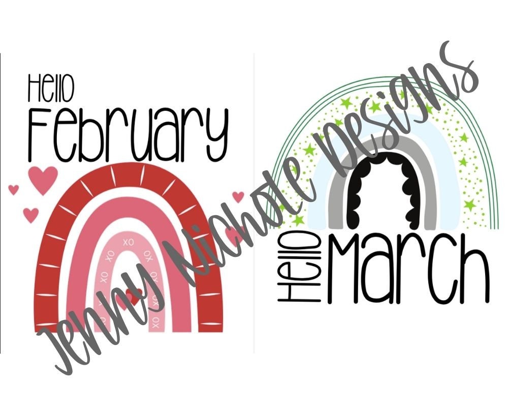 PRINTABLE Planner: BUJO Monthly Covers, Boho Rainbow, Intro to Month ...