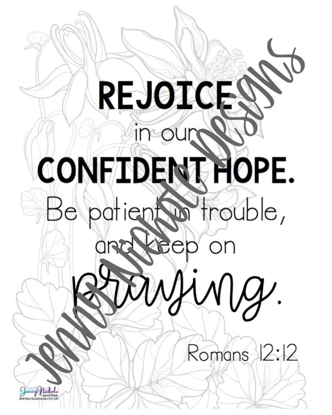 PRINTABLE Planner Bible Scripture/verse Poster Pack Set 1 Etsy