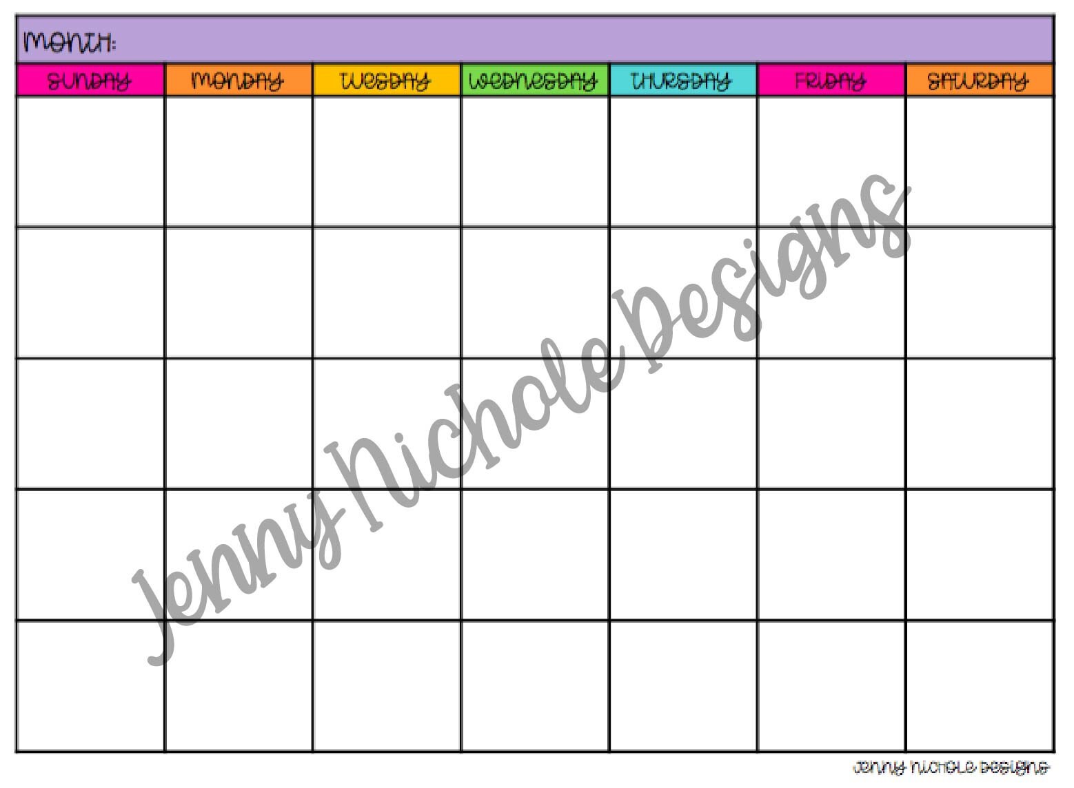 PRINTABLE Bullet Journal Planner/insert: Monthly - Etsy