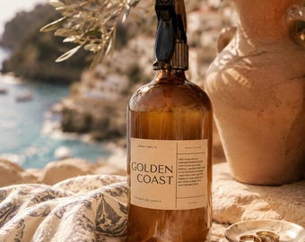 16oz Golden Coast Room spray | Luxury Mediterranean