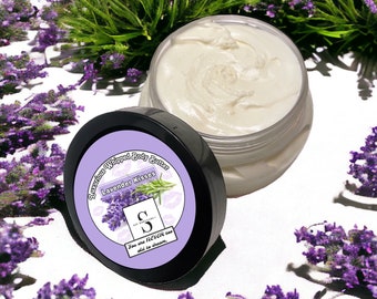 LAVENDER KISSES Body Butter, Vegan skincare, floral scents, whipped body butter, mango butter