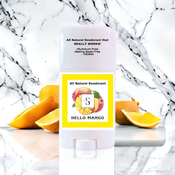 HELLO MANGO Whole Body All Natural Deodorant/vegan/chemical Free