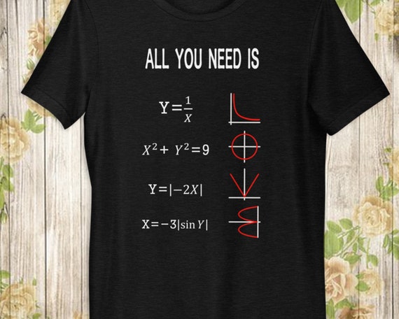 All You Need Is Love Math T-Shirt All You Need Is Love Math T-Shirt
