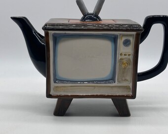 Blue Sky Ceramics Television Teapot Collector Collectible Series-