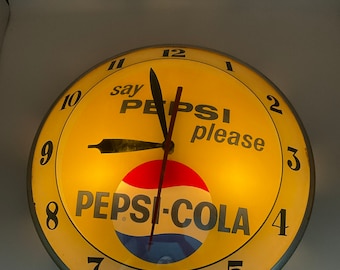 Vintage Nifty Early 1960s “say Pepsi Please” Pepsi-cola Double