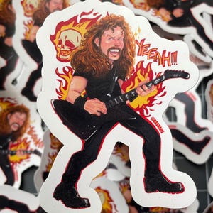 Metallica: Black Album Vinil Silver Stickers