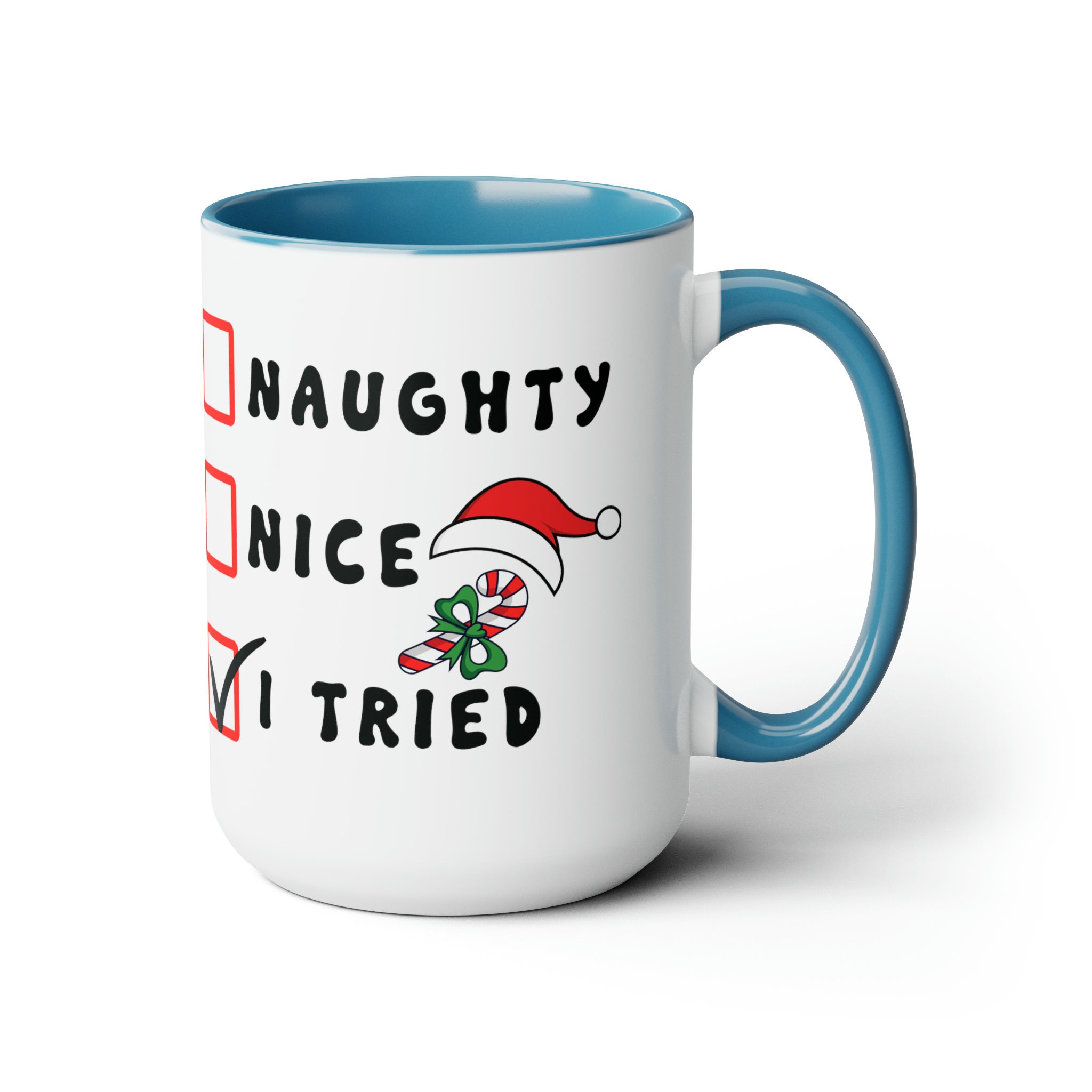 Mug De Voyage 16 Oz – NAUGHTY, NICE, SWEET, SPICY – Sans Boîte