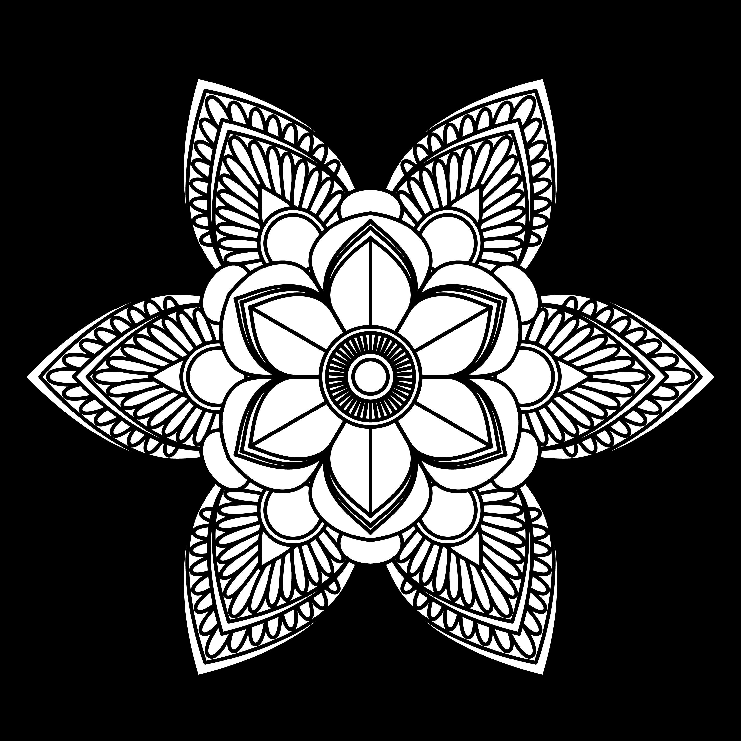 40 Beautiful Mandala coloring pages including art board | Etsy