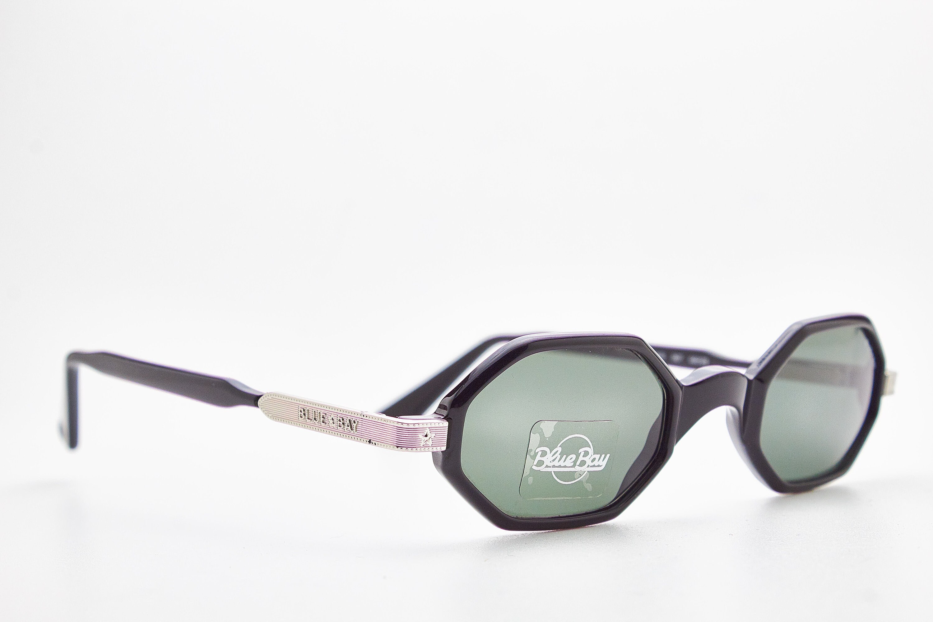 Vintage Sunglasses BLUE BAY Central Park 807 Sunglasses Steampunk Frame