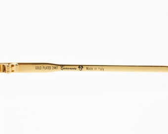 ヴィンテージ CASANOVA Mod.CC3 ゴールドメッキ 24Kt メガネ ヴィンテージ CASANOVA Mod.CC3 ゴールドメッキ 24Kt メガネ