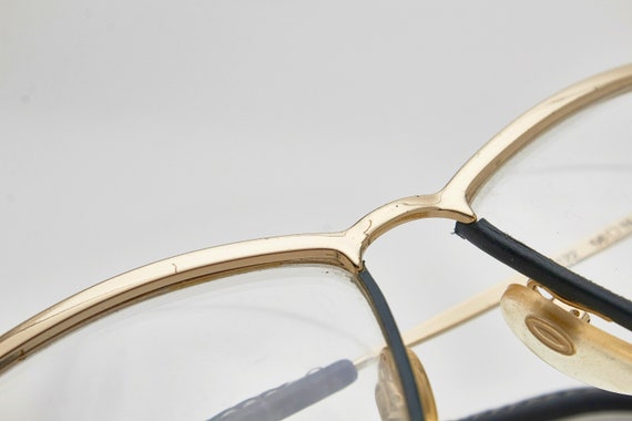 Vintage Glasses Woman TRUSSARDI TPL122 Green Gold… - image 10