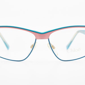 Vintage Eyewear Chloe Paris Mod.017 Woman Frame Woman Glasses Frame Occhiali Sunglasses Frame Classis Eyewear Metal Frame