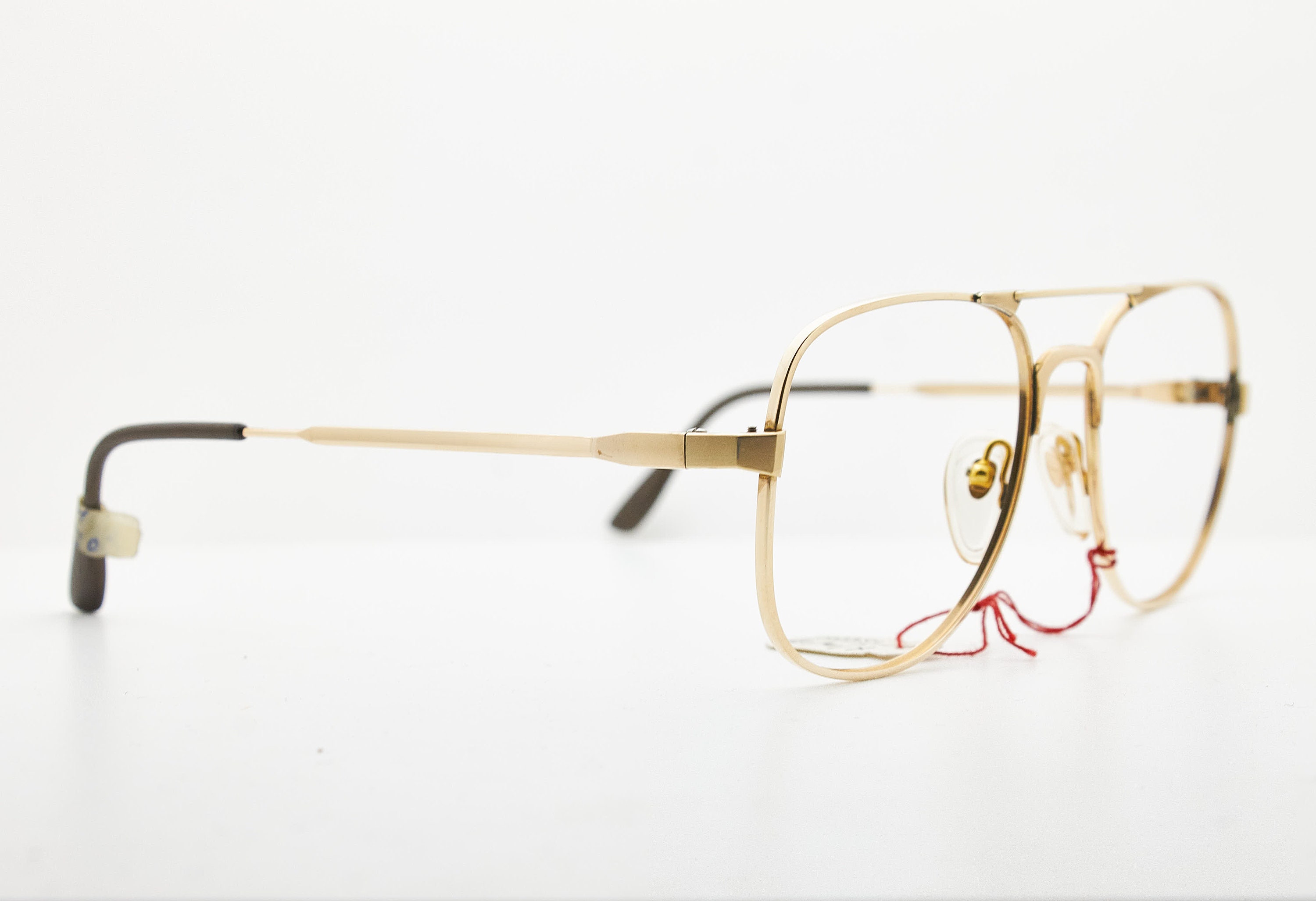 L'AMY Jef Vintage NOS Gold Plated Glasses Frame Occhiali