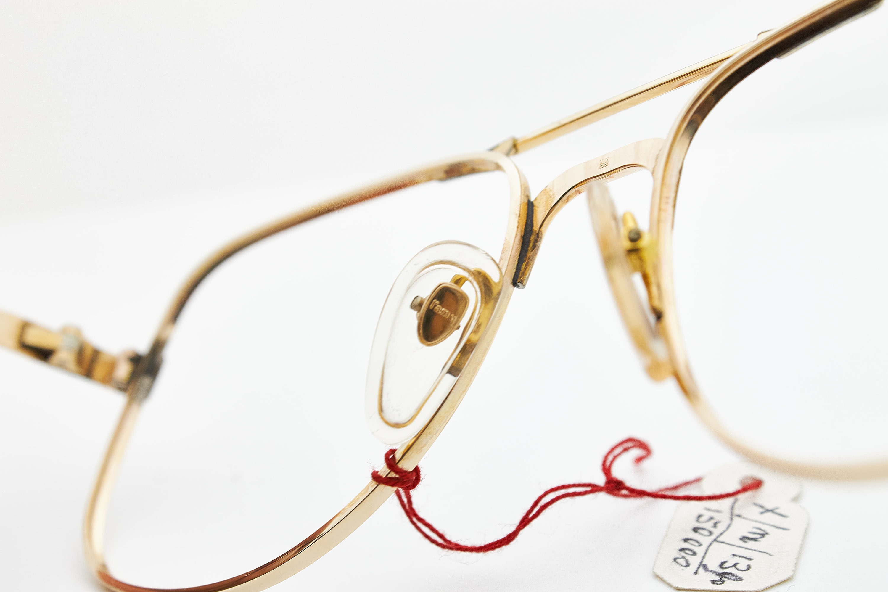 L'AMY Jef Vintage NOS Gold Plated Glasses Frame Occhiali