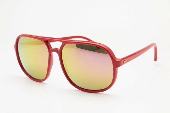 Unisex Sport Vintage Sunglasses BOLLE Red Nylon T… - image 1