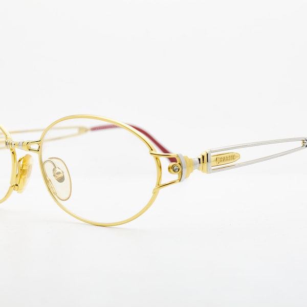 Vintage Glasses CHARME MOD 7502 Hand Made Italy 80s Elegant Eyeglasses Woman Eyewear Frame for Sunglasses 80*  RX