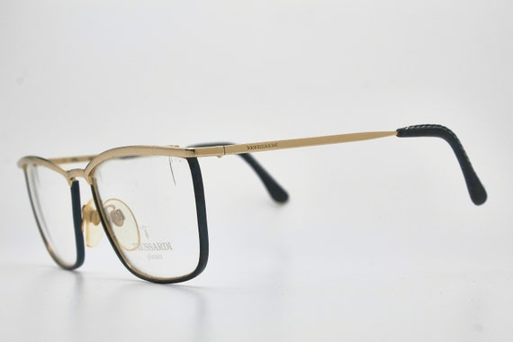 Vintage Glasses Woman TRUSSARDI TPL122 Green Gold… - image 3