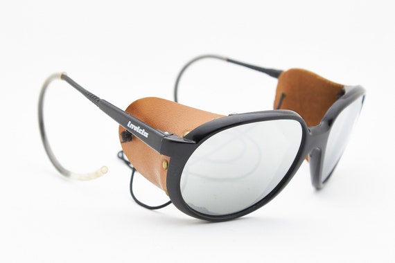 Vintage Invicta Ski Sports Sunglasses Leather Ste… - image 6