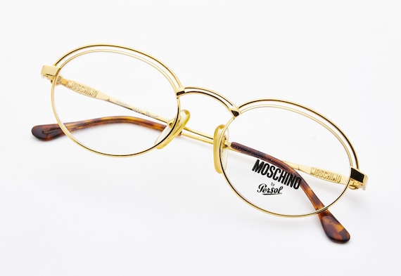 Moschino By Persol M44 NOS Vintage Eyewear Glasses Frame Occhiali