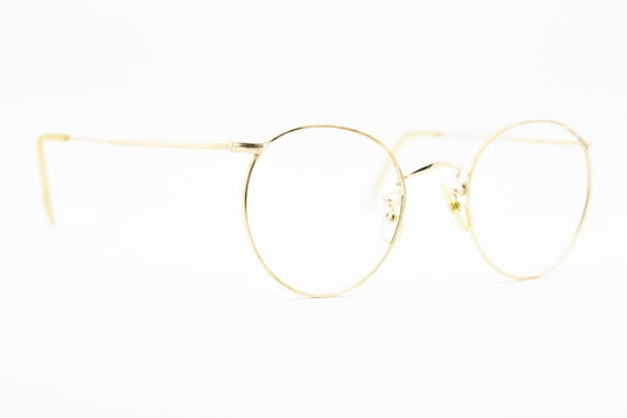 Algha 12KT GF Gold Filled Glasses Frame Vintage M… - image 5