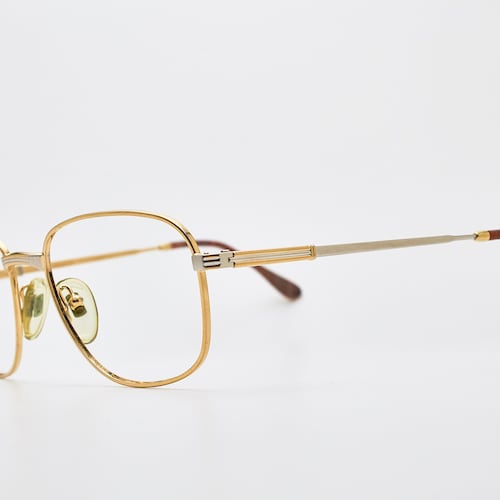 Vintage Man Eyewear VUILLET VEGA Paris PRESTIGE 121 52-20 Gold