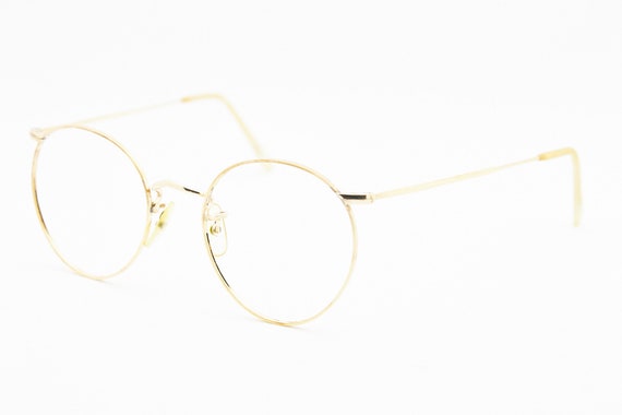 Algha 12KT GF Gold Filled Glasses Frame Vintage M… - image 4