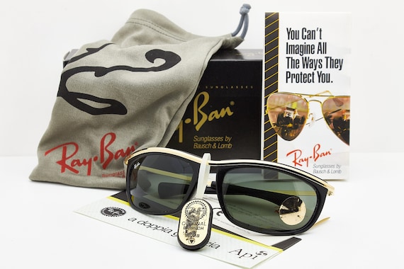 Vintage Sunglasses Ray Ban Olympian Bausch & Lomb… - image 1