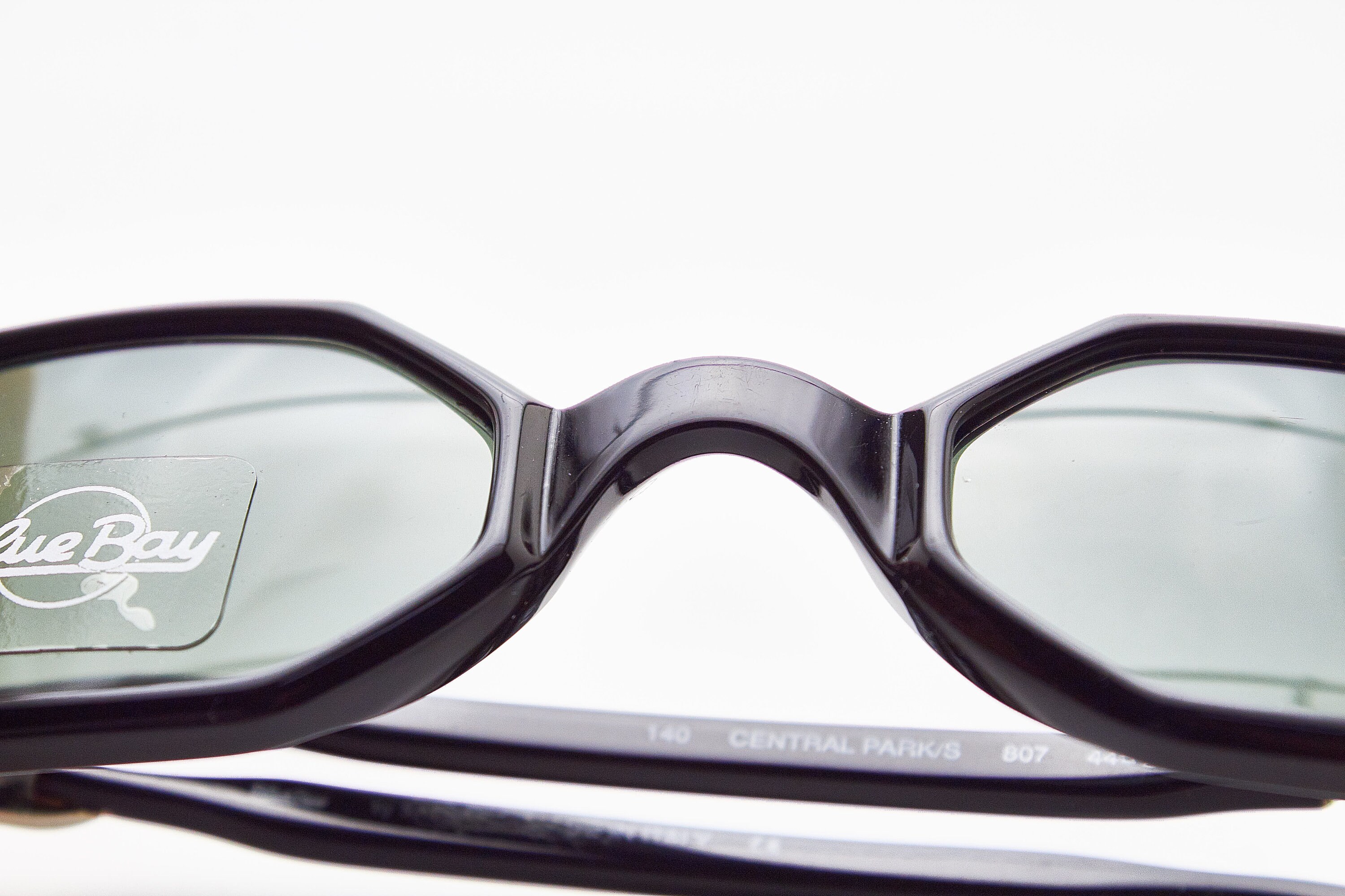 Vintage Sunglasses BLUE BAY Central Park 807 Sunglasses Steampunk Frame