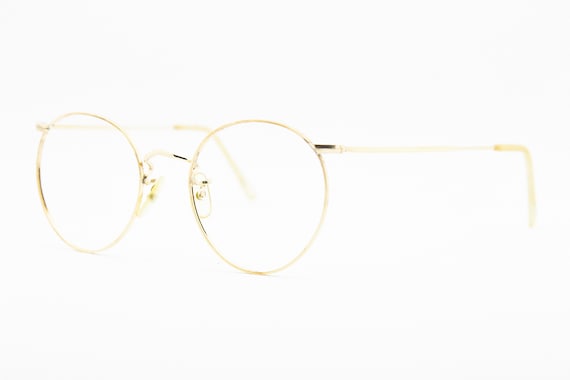 Algha 12KT GF Gold Filled Glasses Frame Vintage M… - image 3