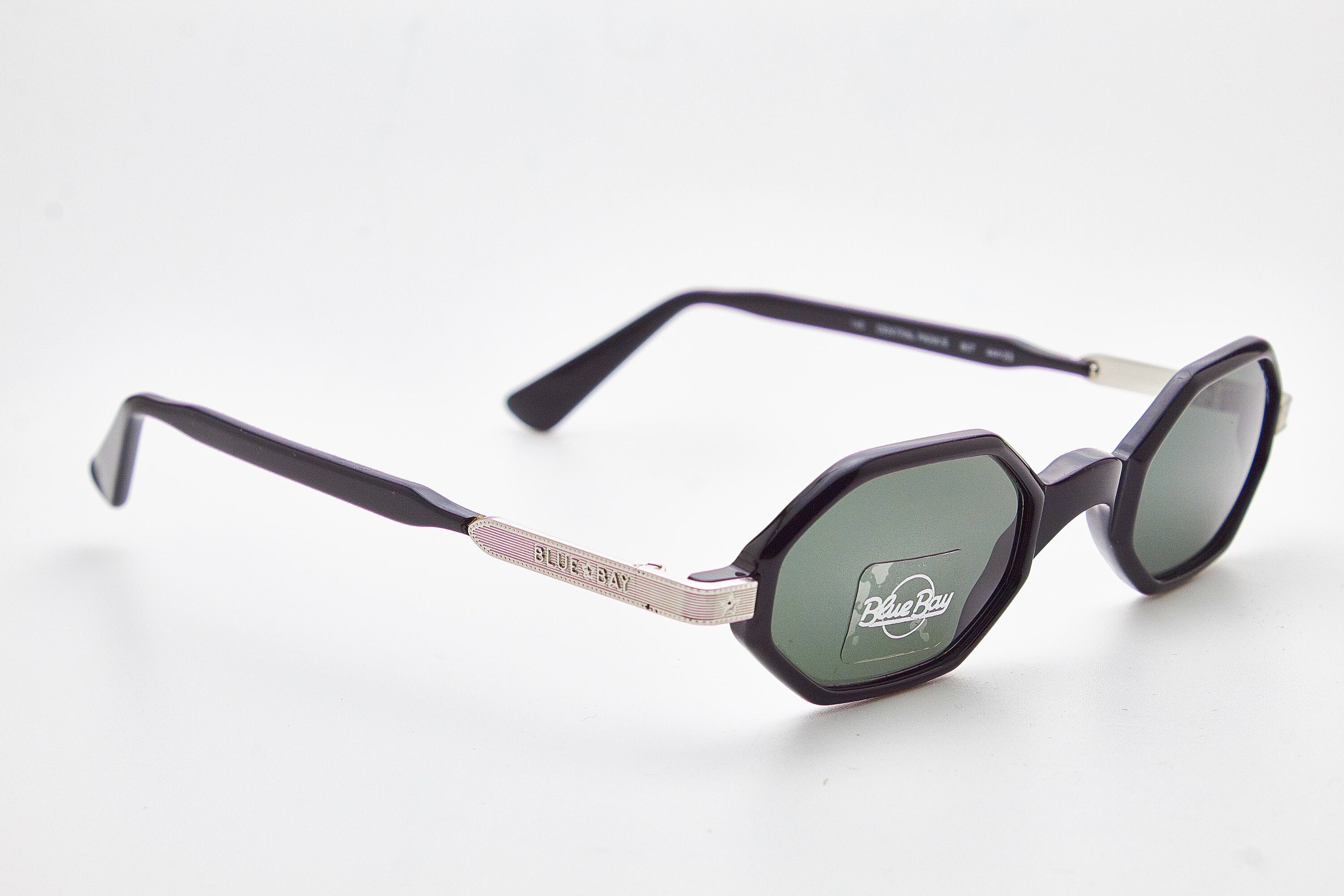 Vintage Sunglasses BLUE BAY Central Park 807 Sunglasses Steampunk Frame