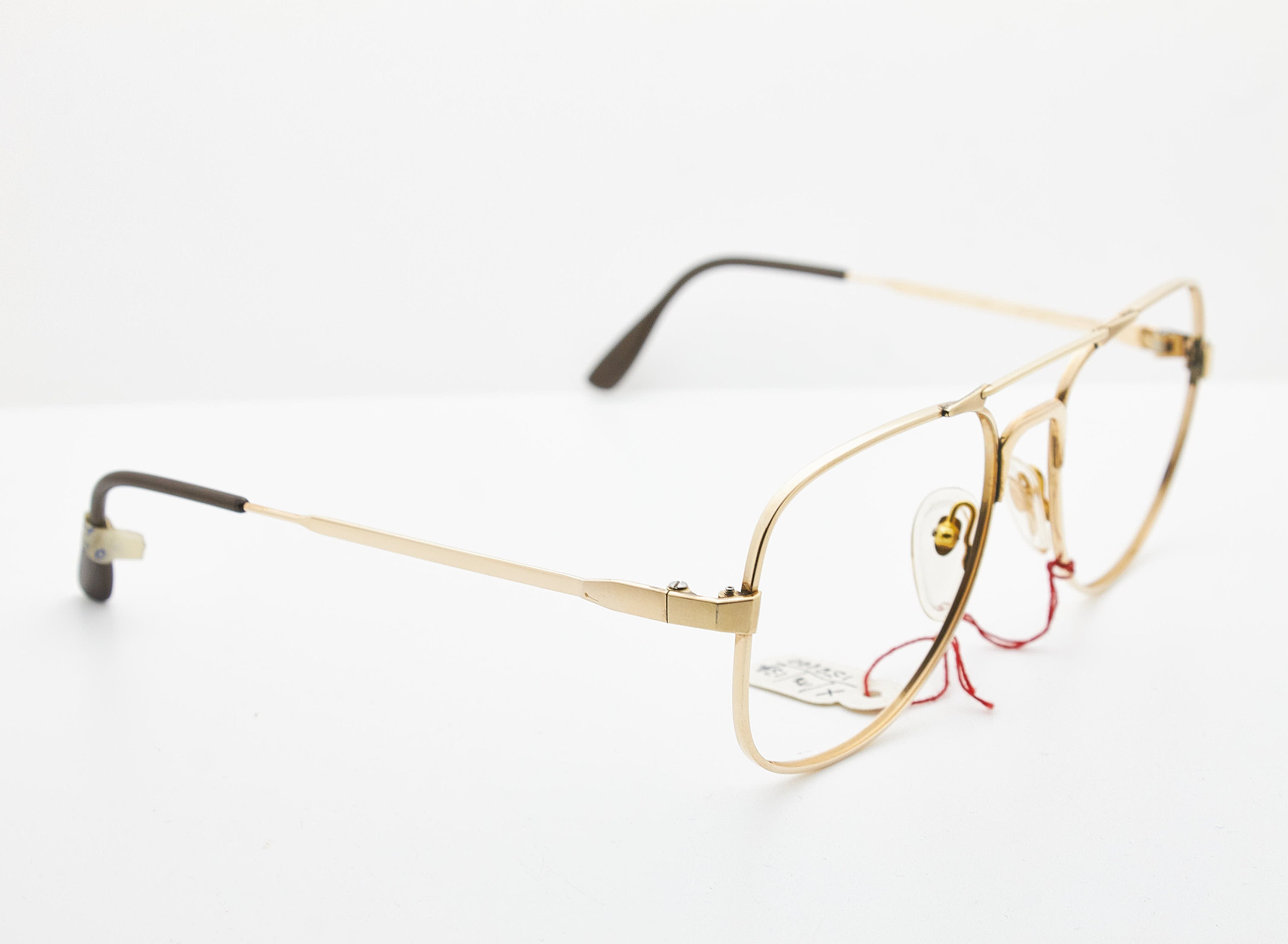 Vintage L'Amy Eyeglasses Frames KATHY L733 Brown Gold