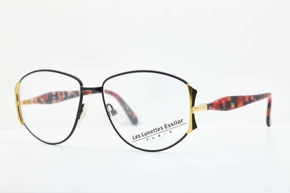 Les Lunettes Essilor Paris 162 Vintage Glasses Frame Made in France 80s Eyewear Classis Eyewear Metal Frame Etsy New Zealand