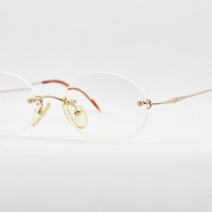 Flair Super Titan Eveq 805 Rimless Glasses Frame Vintage Made in Germany 80sWoman Steampunk Frame  for Sunglasses Frame Classis Eyewear