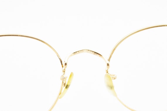 Algha 12KT GF Gold Filled Glasses Frame Vintage M… - image 8