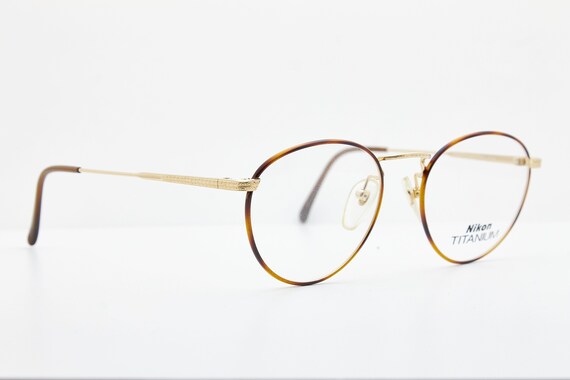 NIKON NK4312 TITEX Titanuim Glasses Frame Vintage… - image 2