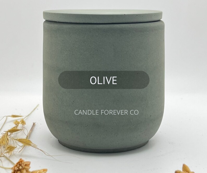 Scented Lotion Candle All-Natural Organic Massage Candle Cement Soy Wax Candle image 9
