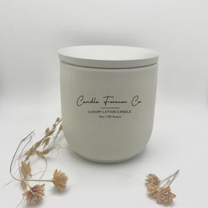 Citronella | Scented Lotion Candle | All-Natural Organic Massage Candle Soy Wax Candle | Body Serum Candle