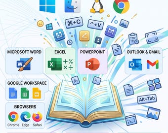 700+ Keyboard Shortcuts Reference Guide | Windows Mac Tech Cheat Sheet PDF (2026)