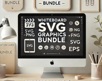 Bundel met whiteboard-svg-afbeeldingen | Hoogwaardige digitale clipart | SVG, PNG, Eps voor Cricut en sublimatie (2025)