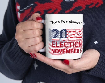 Ceramic Mug 11oz "Vote for Change"