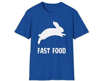 Fast Food One Big Bunny Rabbit Unisex Softstyle T-Shirt